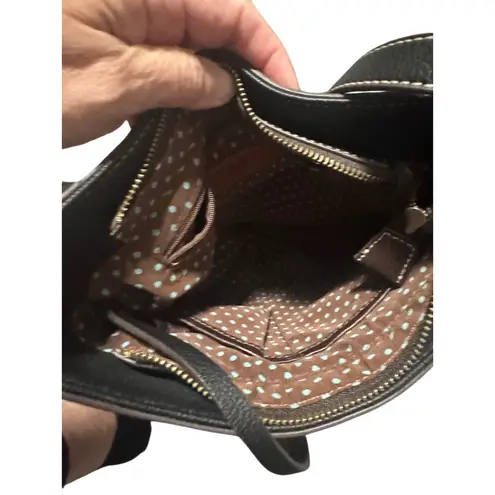 Chala Crescent Crossbody/Shoulder Bag Adjustable Strap Hummingbird Appliqué