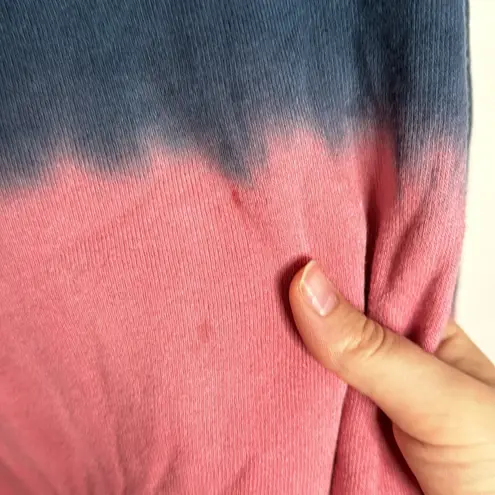 Sol Angeles tie dye ombre Sherpa lined sweatshirt size S