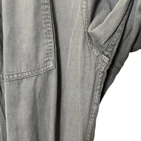 Faherty Arlie Day Jogger Pants Women’s Small Surplus Green Linen Cotton Pull