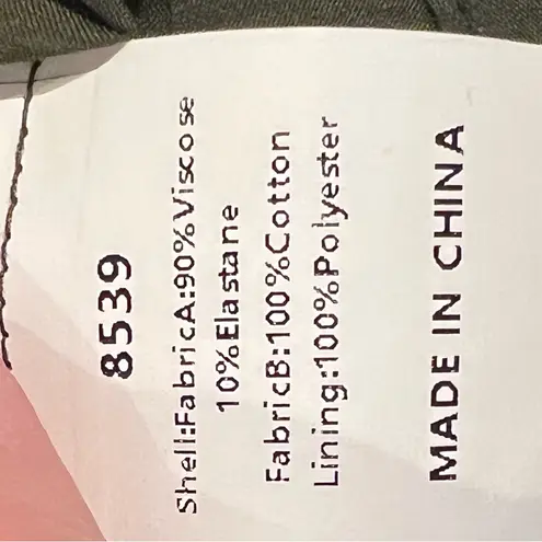 BTFBM Army Green Summer Eyelet Midi A