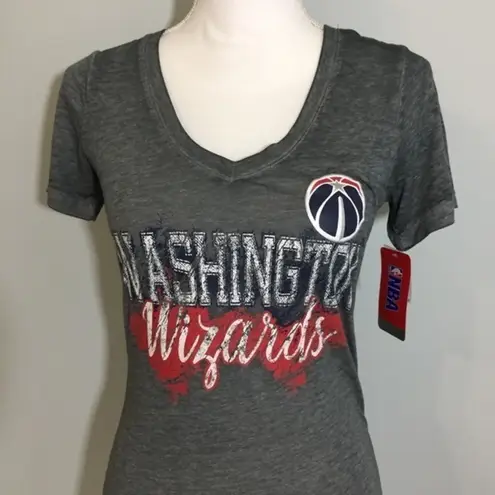 Nba NWT Washington Wizards Heather Gray Tee Top New