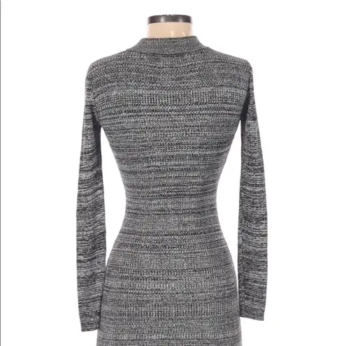 Say What? Say What size small grey mock neck mini sweater dress