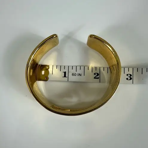 Salvatore Ferragamo Salvatore Ferragamo Gold Tone Bangle Bracelet