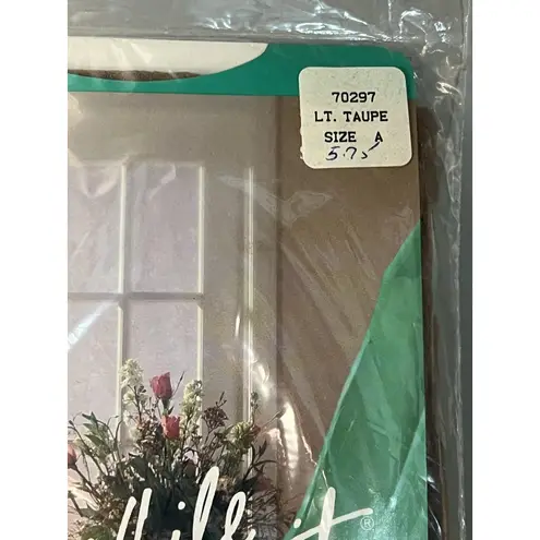 While You Wait Maternity Pantyhose Womens A Light Taupe Sheer Support Made USA