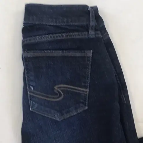 Silver Jeans Elyse Skinny Dark Wash Jeans