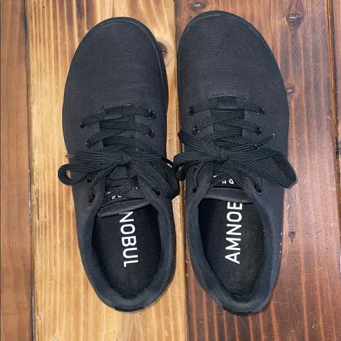 Nobull Canvas Trainer Sneaker Low Top Athletic Shoes Black Women's 6 Men's 4.5