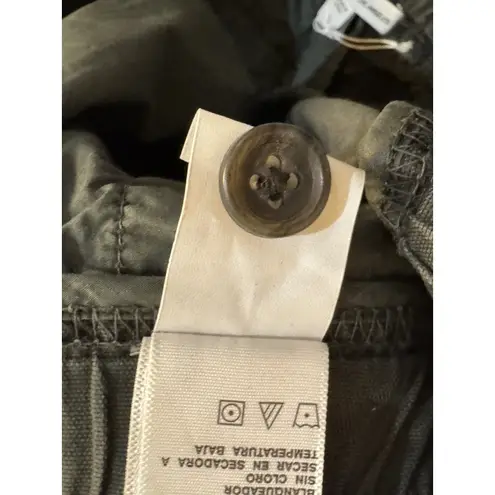 James Perse Los Angeles Shorts Women's Size Large 3 Stretch Cotton Poplin Green