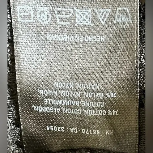 Elevenses open front long sleeve black beach cover up, size Small