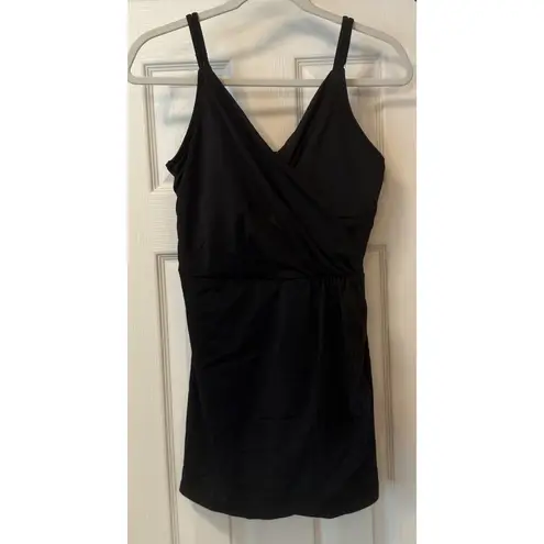 Lands End Swim Dress Women’s VNeck Tulip Wrap Sz MED (10