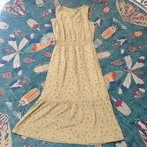 prAna California Dreaming Prairie Sweet Grass Meadow Medium Light Olive Green