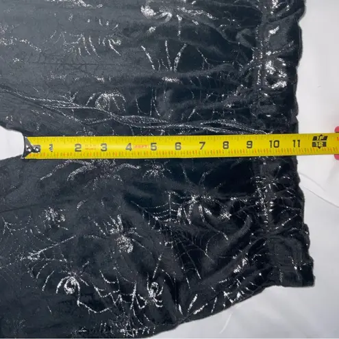 Way to Celebrate Black/Silver Pajama Pant XS Halloween Cozycore Craft Material Black