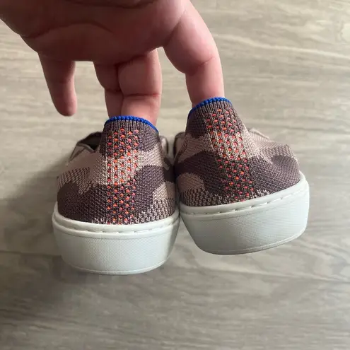 Rothy's Camo Slip On Sneakers Taupe Shoes Size 9.5 Women’s