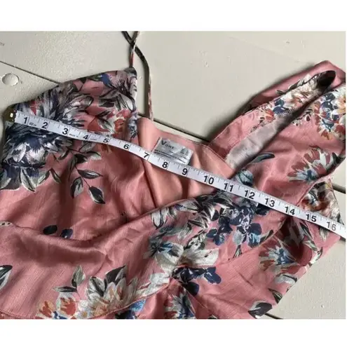 Vone Dress Womens 2 Pink Floral One