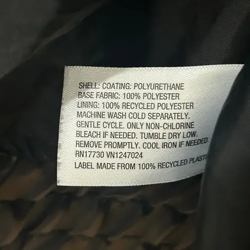 Ava & Viv Jacket Womens 1X Black Ruched Sleeves Elastic Cuff Bomber Coat