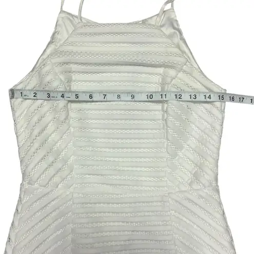 Bardot Piper Dress Womens Juniors Size 6 White Mesh Cocktail Party Formal NWT