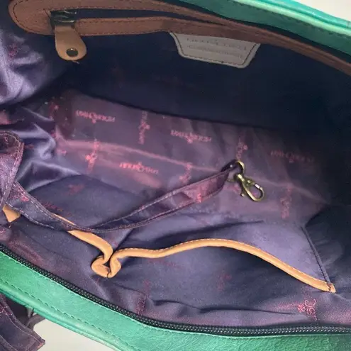 Anuschka Women’s Hobo Tote Bag 13X4X8 Multicolored Genuine Leather Hand Painted