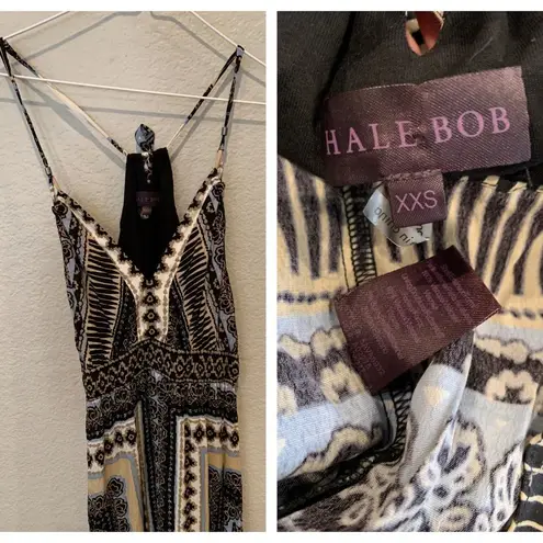 Hale Bob V-Neck Print Maxi Dress (XXS)