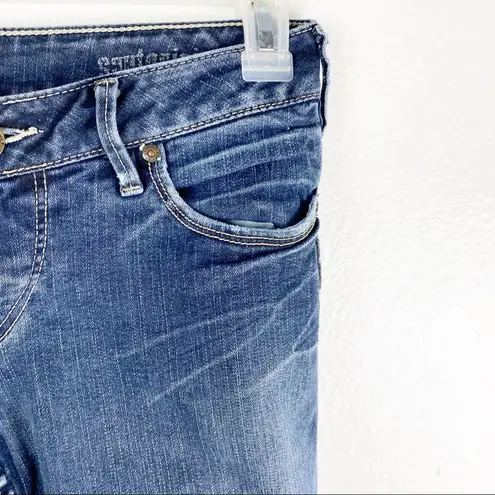 Silver Jeans SILVER Santorini Capri Cropped Dark Wash Jeans, Size 26