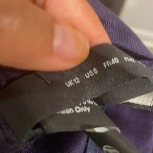 Retail $645 Mother of Pearl Purple Runway Dress Size 8