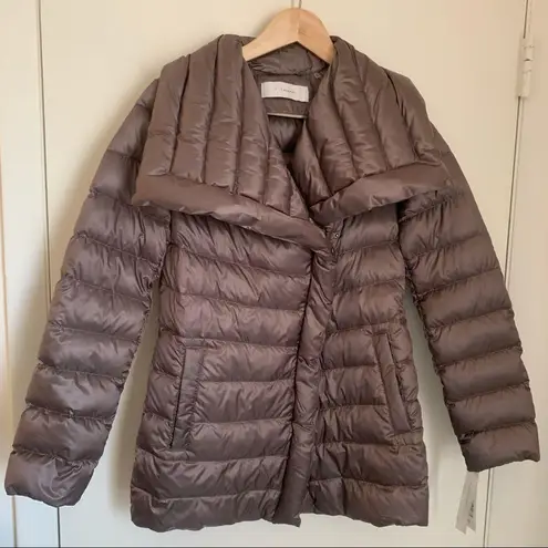 T Tahari NWT Tahari Chloe Asymmetrical Down Puffer Jacket