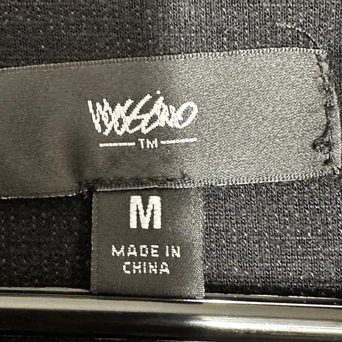 Mossimo Women’s Black Jacket Cardigan Size M Draped Front Long Sleeve Pockets Size M