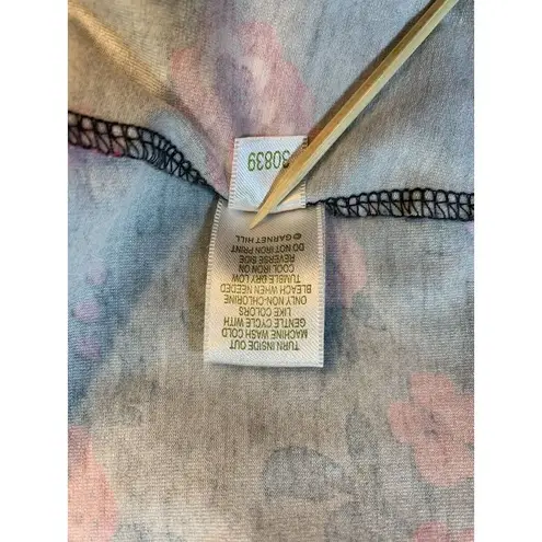 Garnet Hill Maxi Dress Womens 10 Floral Prairie Cottage Garden Sleeveless READ