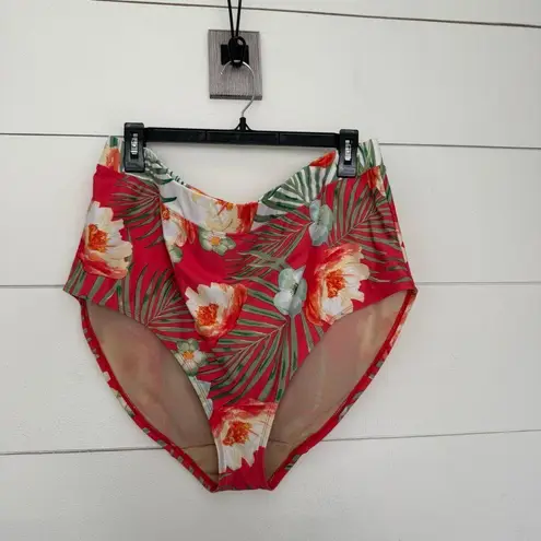 Cacique Swim by Women’s 24 Tropical High Waist Swim Bottoms