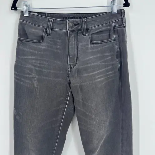 American Eagle Gray Super stretch Jeans size 8 Gray