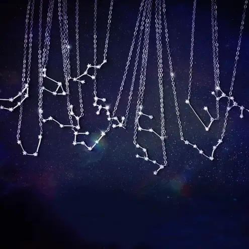 925 Silver Pisces Zodiac Necklace