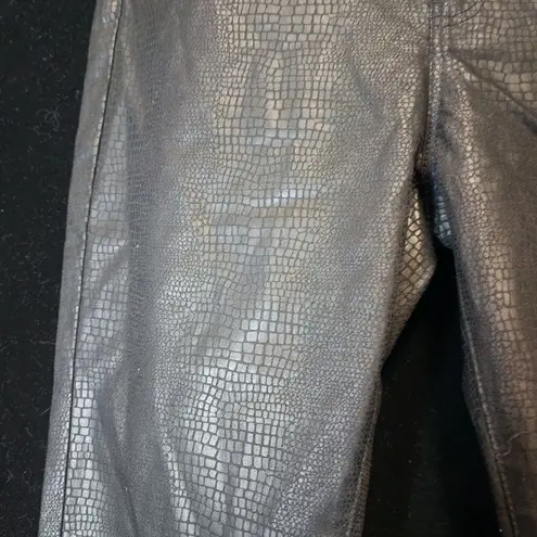 VERO MODA  Black Snakeskin Patterned Pants (M)