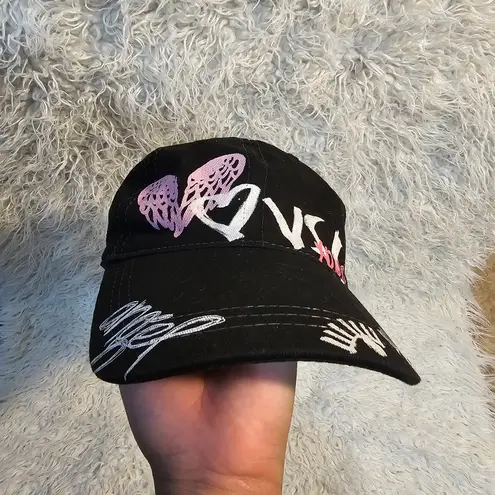 PINK - Victoria's Secret Victoria’s Secret Women’s Angel Wings & Logo Strap Back Y2K Hat