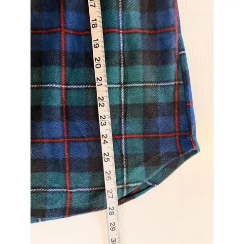 RRL Lauren Ralph Lauren Plaid Flannel Pajama Shirt Top only Embroidered Logo XL