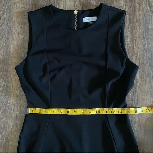 Calvin Klein Dress Black 6 Minimalist Classy Event Work Sophisticated