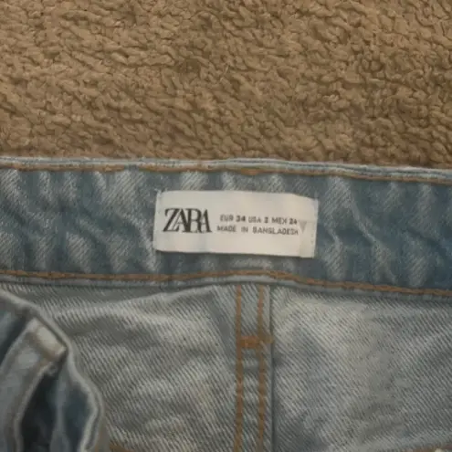 ZARA jean shorts high waisted