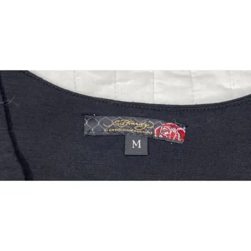 Ed Hardy Maxi Dress with Embellishments, Size Medium