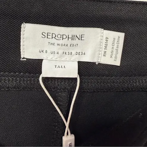 NWT Seraphine Overbump Maternity Everyday Work Trouser in Black Size 4 Tall