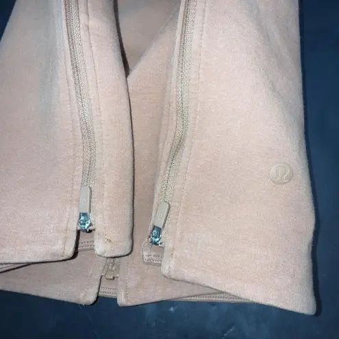 Lululemon Athletic Long Horizons Hoodie Jacket Desert Sun Hooded Full Zip Pocket Orange