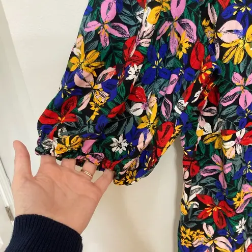 Eloquii Elements Women's Knot Front Floral Print Flounce Dress - Size 16