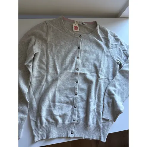 $179 New Boden 100% Cashmere Crew Cardigan