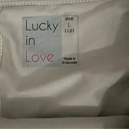 Lucky In Love tennis Skort Beige Large
