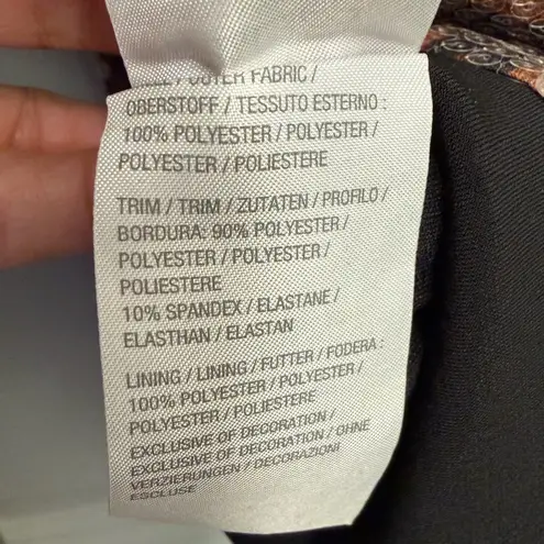 Bob Mackie NWT New Wearable Art Leopard Print Sequin Bomber Jacket size small