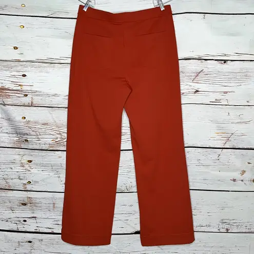 Halara NWT Size XL Tall Cinnabar High Waisted Button Accent Straight Leg Pants