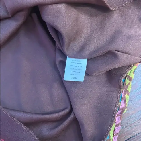 Judith March Anthropologie Bohemian One Shoulder Asymmetrical Dress ~ Size L 💚🍄