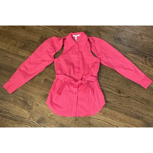 Derek Lam 10 Crosby Casper Convertible Bolero Sleeve Button Down Size 00