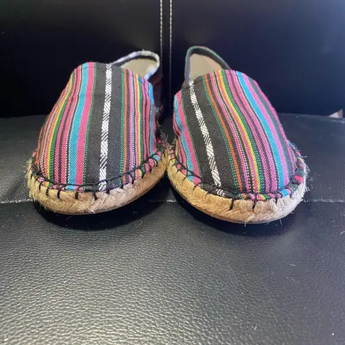 Rock And Candy By Zigi Colorful Striped Women’s Espadrilles Size 7 1/2