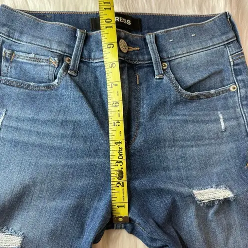 EXPRESS  Cropped Legging Mid Rise Jeans Size 2