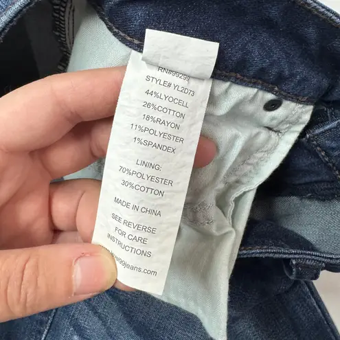 Level 99 Jeans Womens Size 31 Blue Chloe Boot Dark Wash Flare Leg Denim