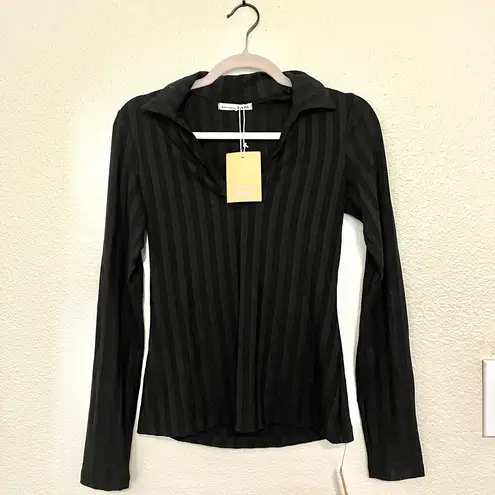 Reformation  Black Two piece lounge set