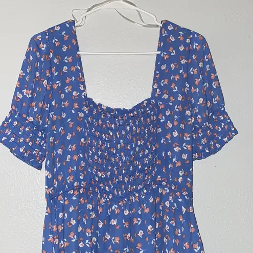 <<HP!!>> ruched bust floral dress Size M