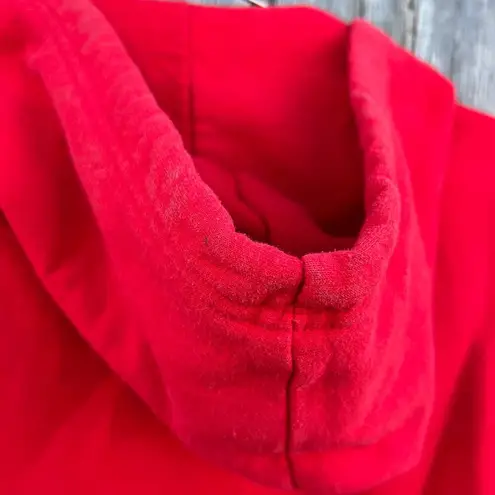 NFL Vintage Y2K Kansas City Chiefs  Red Full Zip Hoodie Sweatshirt Crop MEDIUM?